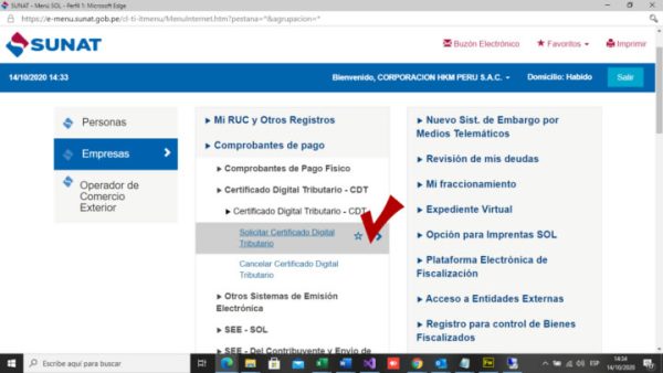 Obtener Certificado Digital Gratuito SUNAT | Procedimiento resumido y ...