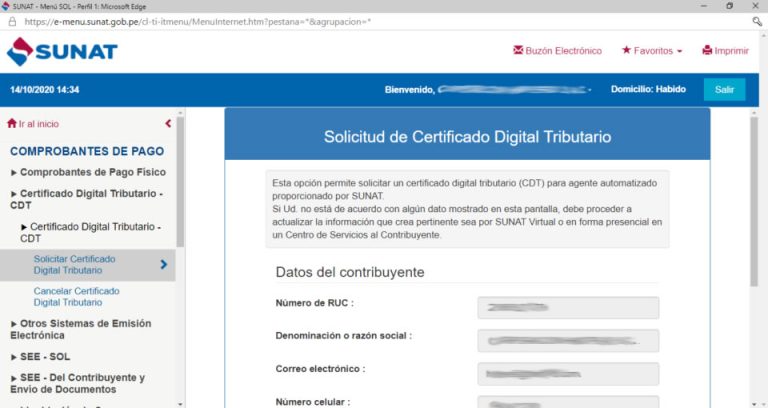 Obtener Certificado Digital Gratuito SUNAT | Procedimiento resumido y ...